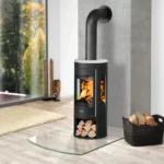 Poêle à bois JUSTUS Mino trios 2.0 noir / blanc  5.5 kW