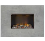 Cheminée Électrique Effet Béton Opti-myst Nissum 1000 À 2000w Longueur 88 Cm Dimplex