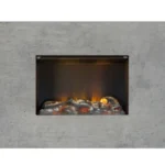 Cheminée Électrique Effet Béton Opti-myst Nissum 1000 À 2000w Longueur 88 Cm Dimplex