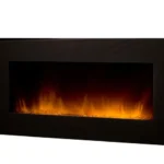 Chemin'Arte Cheminée électrique Murale Volcano XXL 120 cm, Effet flamme LED