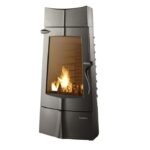Poêle à bois INVICTA Chamane anthracite 10 kW