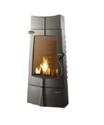 Poêle à bois INVICTA Chamane anthracite 10 kW