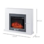 Cheminée Électrique Design Optiflame Insert Mural Prism 1100w Longueur 128 Cm Dimplex – Image 4