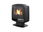 Poêle à bois SUPRA Paul sur pied noir 10 kW