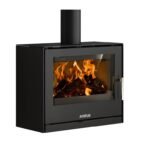 Poêle à bois JUSTUS Dias noir 6.5 kW