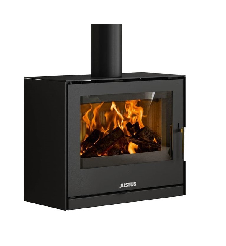 media-2-37.jpg Poêle à bois JUSTUS Dias noir 6.5 kW – Image 1