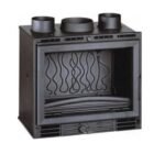 Insert à bois façade droite INVICTA 6660-14 8 kW