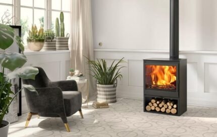 Poele a bois PANADERO saphir ecodesign noir 7.1 kW