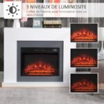 Cheminée Électrique Design Optiflame Insert Mural Prism 1100w Longueur 128 Cm Dimplex – Image 6
