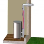 Kit Ventouse Universel Ø 80/125 Complet (Sortie Façade) Poêle à Granulés Raccordement Derrière – Image 3