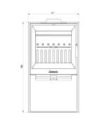 Poêle à bois ADURO 14 noir 6.5 kW – Image 4