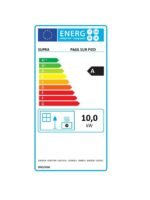 Poêle à bois SUPRA Paul sur pied noir 10 kW – Image 3