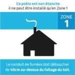 Poêle à bois INVICTA Chamane anthracite 10 kW – Image 3