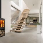 Poêle à bois SUPRA Jacco bucher noir 4.8 kW