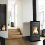 Poêle à bois INVICTA Remilly anthracite, 7 kW