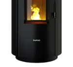 Poêle à granulés FREEPOINT Chrome noir 7kW – Image 4