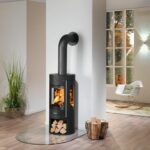 Poêle à bois JUSTUS Mino trios 2.0 noir 5.5 kW