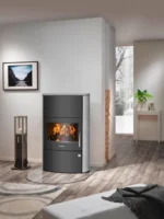 Poêle à bois JUSTUS Agero w+ noir / gris 7 kW