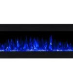 Chemin'Arte Cheminée électrique Murale Volcano 3XL 150 cm, Effet flamme LED