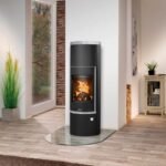 Poêle à bois JUSTUS Faro w+ 2.0 noir / gris 7 kW