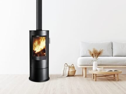 Poêle à bois SUPRA Chloe noir 7.1 kW