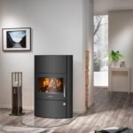 Poêle à bois JUSTUS Agero w+ noir 7 kW