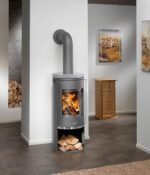 Poêle à bois JUSTUS Faro 2.0 gris 6 kW