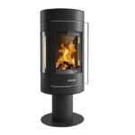 Poêle à bois JUSTUS Meva noir 5.5 kW