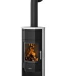 Poêle à bois JUSTUS Usedom w+ 2.0 noir / gris 5 kW