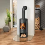 Poêle à bûche JUSTUS Mino Top 2.0 noir 5.5 kW
