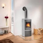 Poêle à bois JUSTUS Reno r anthracite 6 kW