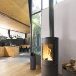 Poêle à bois INVICTA P610344 anthracite 7 kW