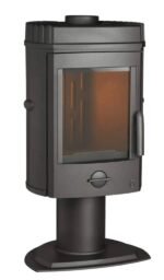 Poêle à bois INVICTA Mesnil anthracite 8 kW