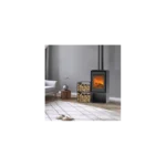 Poêle à bois ETNA Domino avec range bûche et module 2 étages - 8.5 Kw