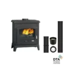 Pack poêle à bois Fonteval godin sortie dessus 10 Kw