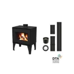 Pack poêle à bois ETNA Lugano Sortie dessus - 11 Kw
