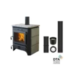 Pack poêle à Bois MBS Vulkan Sortie dessus - 13.1 Kw