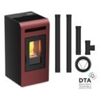 Pack Poêle à granulés canalisable ETNA LUXE Cayenne + Kit de raccordement sortie arrière - 16 Kw – Image 11