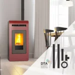 Pack poêle à granulés canalisable Cayenne + Kit de raccordement sortie arrière 14 Kw – Image 5