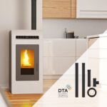 Pack Poêle à granulés canalisable ETNA LUXE Cayenne + Kit de raccordement sortie arrière - 16 Kw – Image 5