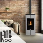 Poêle à granulés étanche canalisable Tendenza + Kit conduits concentrique sortie arrière 10 Kw