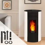 Pack poêle à granulés étanche Giuliana Up + Kit conduits concentrique sortie dessus 9.1 Kw