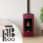 Poêle à granulés étanche Tendenza + Kit conduits concentrique sortie arrière 8 Kw – Image 3