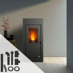 Poêle à granulés étanche Vulcano Silenzio + Kit conduits concentrique sortie arrière 9.2 Kw