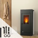 Poêle à granulés étanche Vulcano Silenzio UP + Kit conduits concentrique sortie dessus - 9.2 Kw – Image 8
