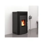 Pack poêle à granulés hydro Baracuda Commo + Kit de raccordement sortie arrière 15 Kw – Image 3