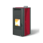 Pack poêle à granulés hydro ETNA Rondinara + Kit de raccordement sortie arrière 19 Kw – Image 4