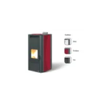 Pack poêle à granulés hydro ETNA Rondinara + Kit de raccordement sortie arrière 19 Kw – Image 7