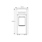 Poêle à granulés Aduro P1 8 KW – Image 2