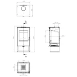 Poêle à bois ETNA Aicardo - 7.5 Kw – Image 4